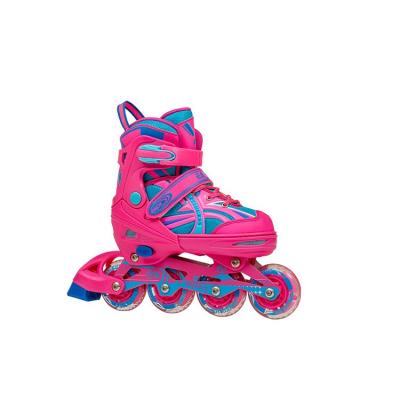 China High Rebound 82A PU Promote Cheap Children's Sports Roller Skates Shoes Customized Design Wholesale Integrated Roller Skates for sale