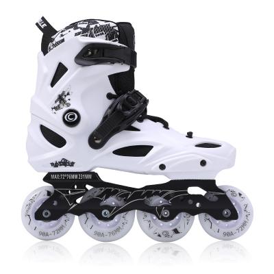 China Breathable Memory Foam +Built-in Professional EVA Wheel Speed ​​Slalom High-Quality Purpose Cheap Four Sliding Roller Skate Free Skating Shoes For Adult Man for sale