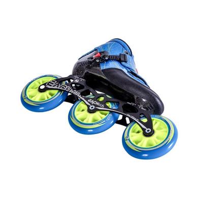 China High Rebound 82A Best PU Carbon Fiber Roller Skate 3 Wheels Quad Roller Skate Shoes Speed ​​Roller Skates For Kids for sale