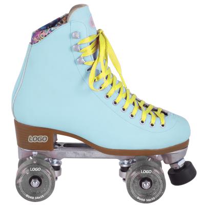 China Hot Selling Wholesale 4 Wheel PU High Rebound 82A Roller Skates Shoes Women Adult Rolled Shoes 4 Wheel Quad Skates-Skate-Shoes for sale