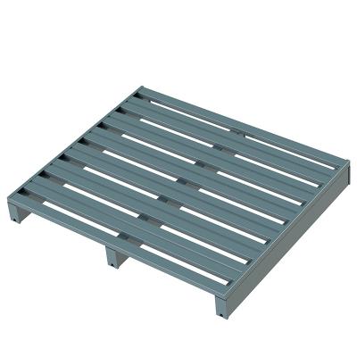 China Q235 Warehouse Pallet Standard Size Folding Steel Metal Galvanized Factory Heavy Duty Steel Pallets For Sale for sale