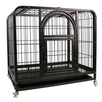 China Bold Breathable Square Tube Dog Cage For Small Medium Dog Cage Pet Cage for sale