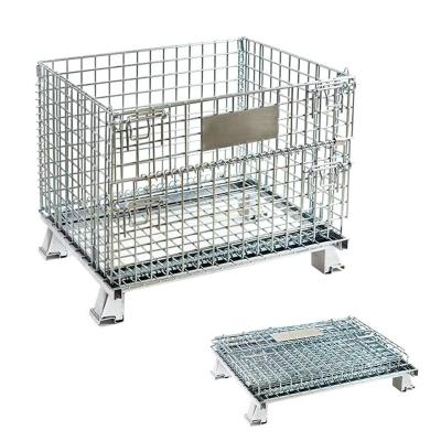 China Steel Box Pallet Cage Trolley Roll Cage for sale