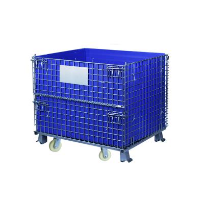 China Steel Equipment Crane Lifting Pallet Storage Warehouse Cage for sale