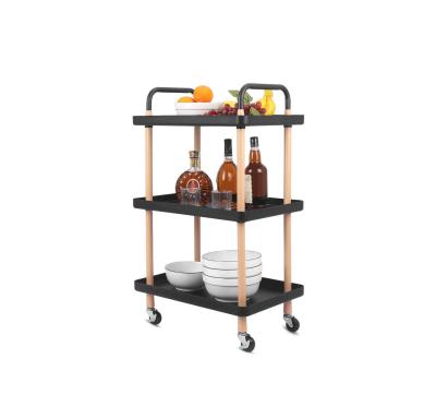 China OEM ODM 2021 Viable SALE HOT SALE Metal Home Kitchen Restaurant Hotel Storage Rack Adjustable Wheel Trolley Cart for sale