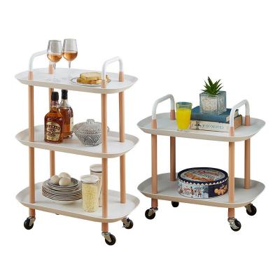 China MOQ Viable Wholesale Small Serving Cart For Storage 3 Tier Durable Trolley Quality Kitchen Serving Cart for sale