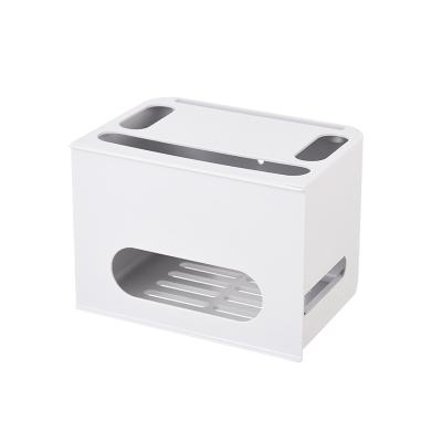 China Protable WiFi Box Router Storage Box Socket Panel Socket Panel Bracket Wireless Cable Storage Organizer for sale