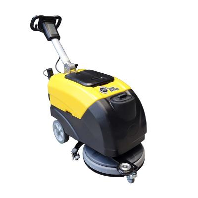 China Automatic Floor Sweeper Scrubber Hotels JS C5-X Plug Floor Cleaning Machine for sale