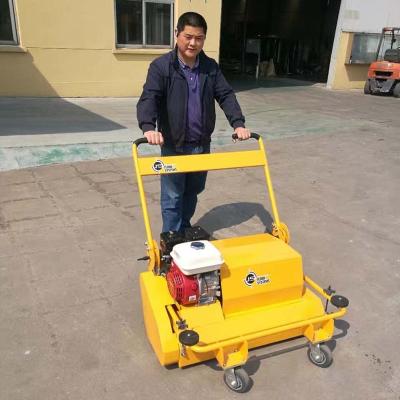 China Sport Fields JS SD-1 80cm Single Cylinder Outdoor Gasoline Artificial Grass Grass Sweeper for sale