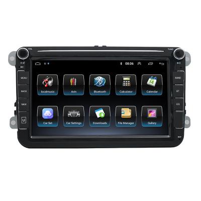 China Car GPS navigation 8 inch 2DIN radio Android multimedia VCR audio DVD player for VW 8021A for sale