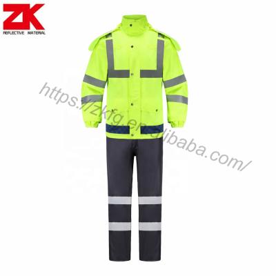 China High Quality Winter Hi Strength Water Proof Jacket Reflective Jacket With Reflective Tape For Adults for sale