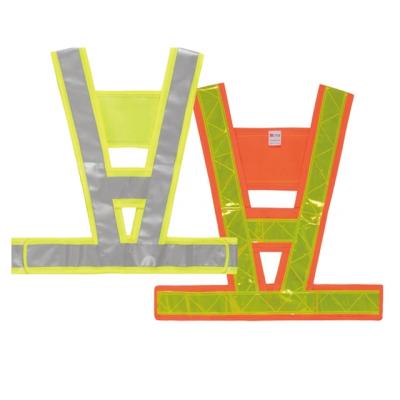 China 100%Polyester LED EN20471 High Visibility Reflective Vest For Traffic for sale