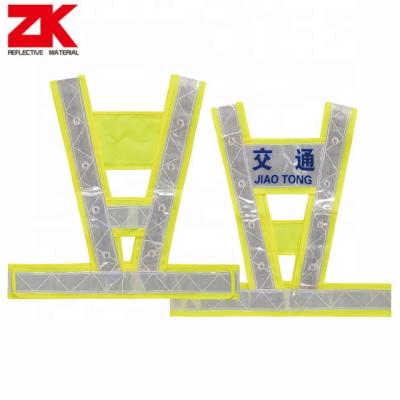 China Best Reflective Design Led Safety Reflective Running Vest for sale