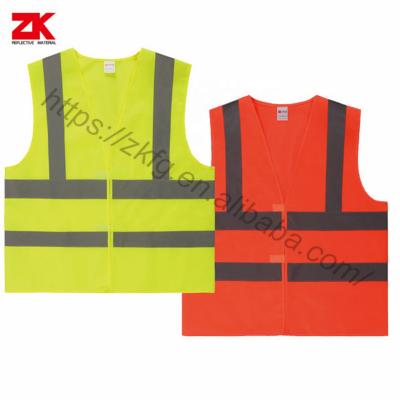 China Professional High Visibility High Visibility Safety Reflective Vest With Reflective Strips for sale