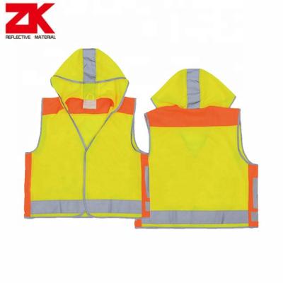 China Kids Invest Besting Selling Hoodie Kids Safety Vest for sale