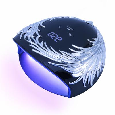 China Nail Art Beauty Factory Directly Sale Gel High Power 96w Mini Nail Lamp Cordless Rechargeable Led UV Nail Polish Dryer Lamp for sale