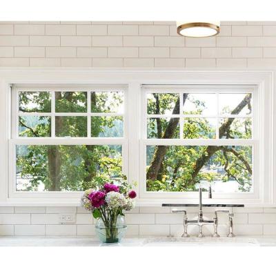 China Magnetic Screen UpVC small window sash suspension window, vertically sliding suspension window customizable for sale