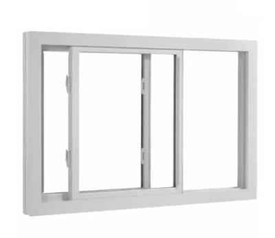 China Magnetic Screen upvc Windows sliding Windows Security against theft nice and elegant single push double push for sale