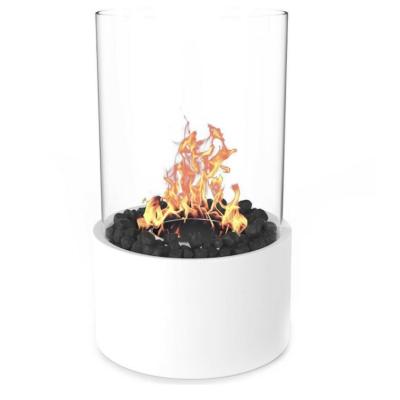 China Modern Clean Burning Bio Ethanol Ventless Fireplaces Indoor/Outdoor Portable Tabletop Fireplace for sale