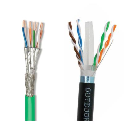 China Computer Networks 305m 1000ft Flame Retardant Copper Cat 5e 4p Cat 5e 4p Ethernet Shield Shield Network Cable Outdoor for sale