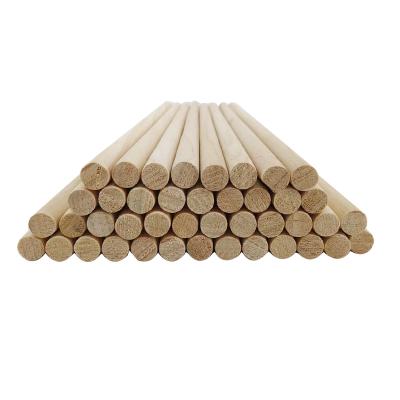 China Cake making unfinished birch rods hardwood sticks craft school diy project wooden rods stick long wooden dowel rod sticks for sale