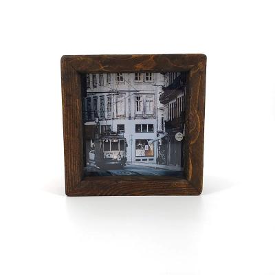 China China Rustic Wooden Photo Frame Suitable for Farmhouse Decoration, Gift for sale