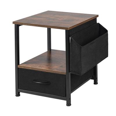 China Stable High Quality Durable Using Various Nightstand Furniture Wooden Bedside Cabinet for sale