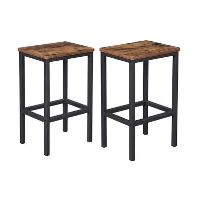 China Easy to Assemble Best Selling Goods Using Popular Metal Leg Bar Stool Wooden Chairs for sale