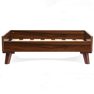 China Sustainable Durable Using Popular Pet Bed Low Price Wooden Dog Bed Frame for sale