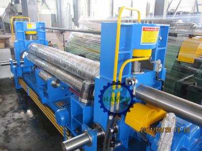 China Professional Steel Plate Rolling Machines / Hydraulic Upper Roller Universal Metal Bender for sale