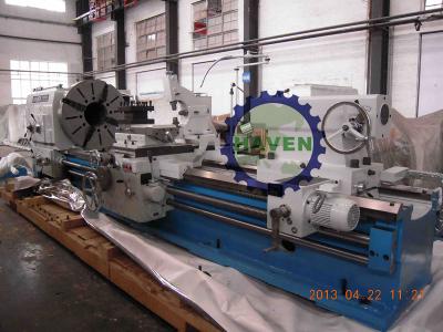 China Horizontal Oil Country Large Spindle Metal Lathe Machine , Heavy duty Pipe Thread turning Machinery for sale