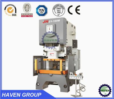 China JH21 Series Mechanical Press Machine With Dry Clutch And Hydraulic Overload Protector for sale