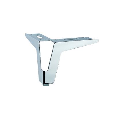 China Modern Modern Sofa Legs Material Silver Metal Triangle Bracket Sofa Furniture Leg for sale