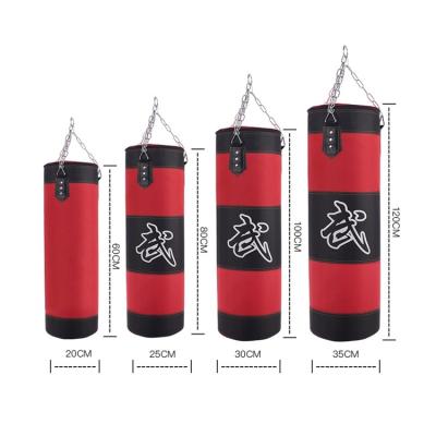 China 2021 Hot Selling Pu/Oxford Cloth Different Colors Thickened Iron Chain Personal Hanging Fitness Boxing Sandbags for sale