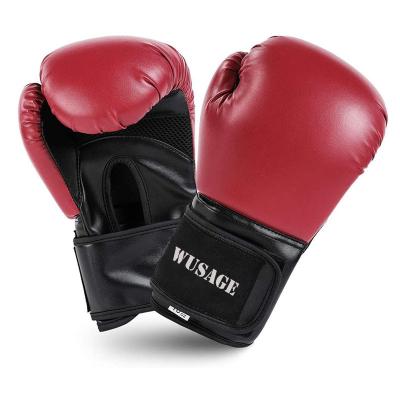 China Heavy PU /microfiber Training Kickboxing Punching Gloves Bag Workout Leather Boxing Punch Gloves For Boxing for sale