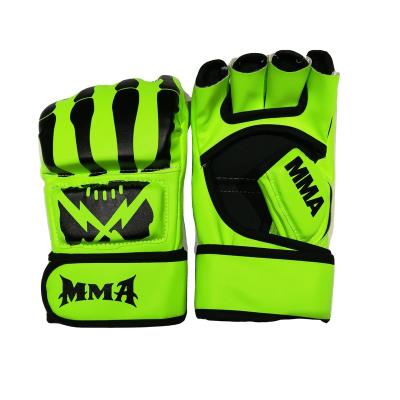 China Traning Sports Professional Boxing Gloves Muttahida Majlis-e-Amal Five-finger Gloves Leather Leather Custom Logo for sale