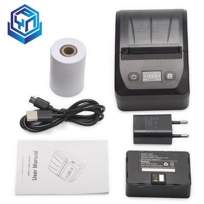 China 2021 New Black And White Mini Portable POS Receipt Printer Thermal 58mm Printer Multi-Blue Tooth Connection for sale