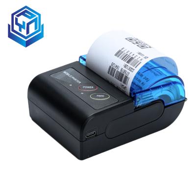 China Small New Date Code Android Mini Receipt POS Barcode 58Mm Cheap Wireless Portable Black And White Handheld Thermal Receipt Printer for sale