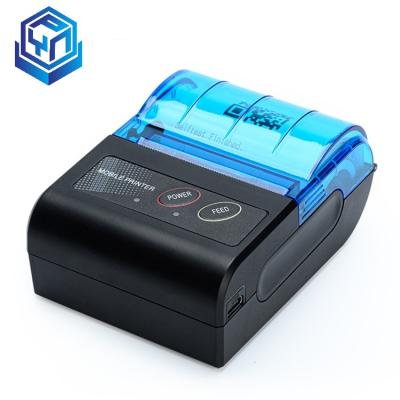 China 58mm Thermal Printer Black and White Blue Tooth Portable Mobile Thermal Printer with Free SDK for sale