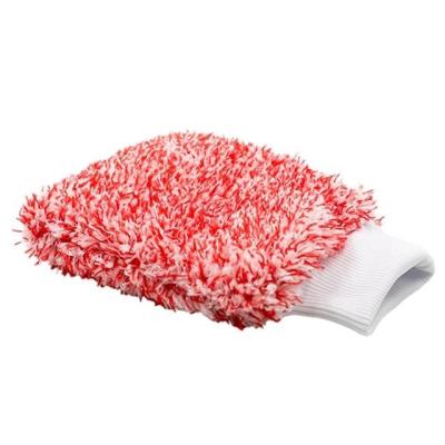 China 80% Polyester + 20% Polyamide Friend New Arrival Premium High Pile Car Microfiber Wash Glove for sale