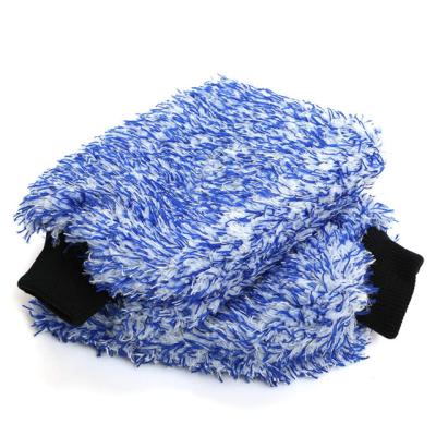 China 80% Polyester + 20% Polyamide 10years Experience Factory OEM GYEON Smoothie Microfiber Pile High Pile Wash Mitt for sale