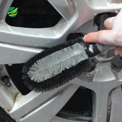 China soft bristle car wash brush tire brush/cleaning brush/soft bristle car wash brush for sale