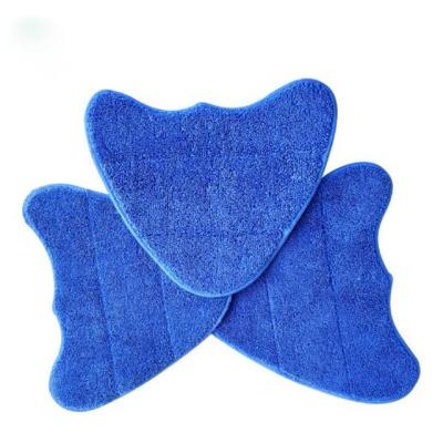 China Viable Hot Sale Replacement Twisting Disposable Triangle Microfiber Steam Mop Pad for sale