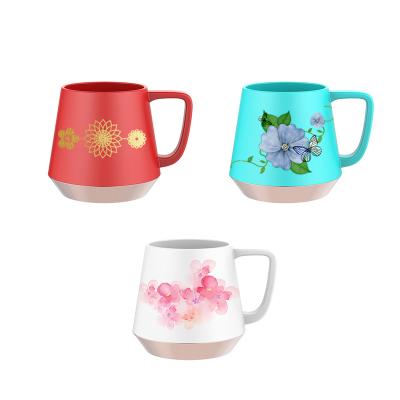 China 470ml 16oz Durable Fashionable Design Durable Ceramic Coffee Mug With Handle for sale