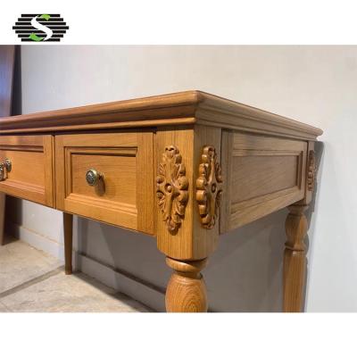 China Modern Teak Wood Desk Vintage Teak Wood Antique Furniture for sale