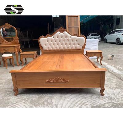 China China Factory Supplier Adjustable Solid Wood Vintage (Others) & Modern Teak Bed for sale