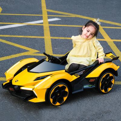 China Ride On Toy Children's Electric Vehicle Sports Car Child Racing Ride On Dual Car Electrie Remote Charging Electric Vehicle for sale