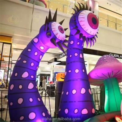 China High End Chemical Fabric Inflatable Eye Ball Flower Advertising Fun Inflatable Flower OEM à venda