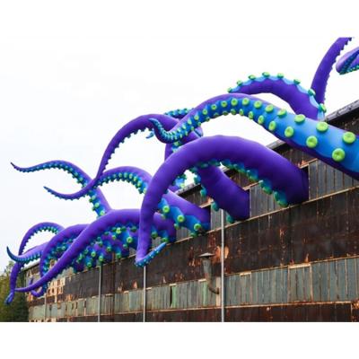 China Giant Inflatable Tentacle Roof Decoration Inflatable Octopus Tentacle, Inflatable Squid à venda