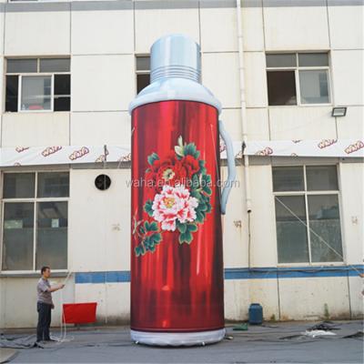 China Oxford Cloth Chinese Style Thermos Old Flask Inflatable Bottle Things For Advertising Decoration for sale